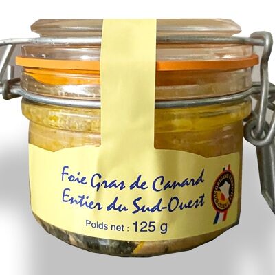 Foie Gras de Canard entier du Sud-ouest, 125g