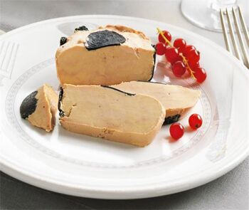 Foie gras de canard entier du périgord truffé, 125g 2
