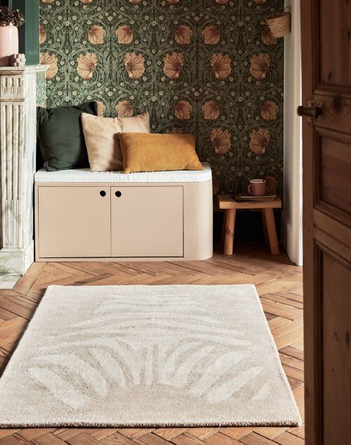 Tapis Enfant Zèbre beige