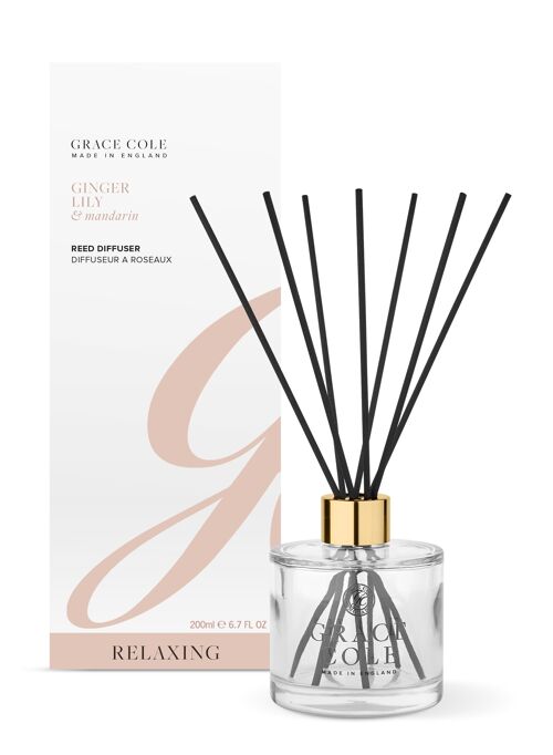 Grace Cole Ginger Lily & Mandarin Diffuser 200ml