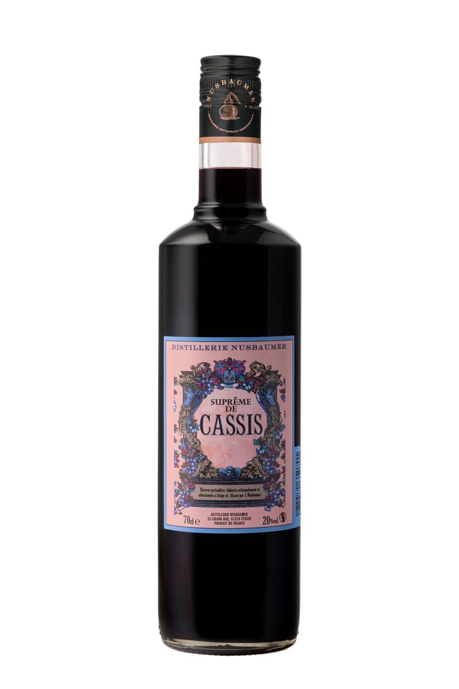 Nusbaumer Schwarze Johannisbeere Supreme - 20° - 70 cl