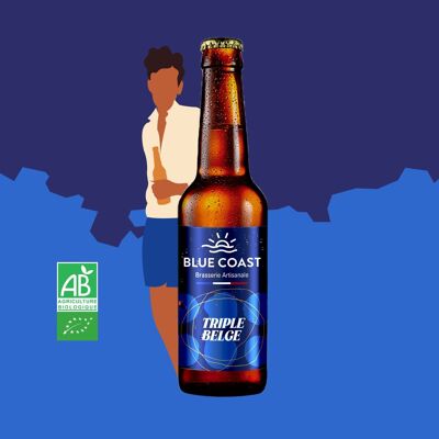 Cerveza artesana - TRIPLE - Botella 33 cl - ECOLÓGICA - 8,6%