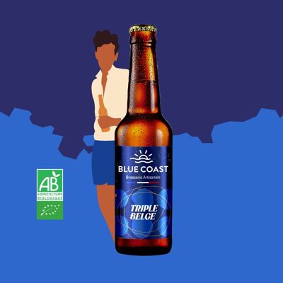 Craft beer - TRIPLE - 33 cl bottle - ORGANIC - 8.6%
