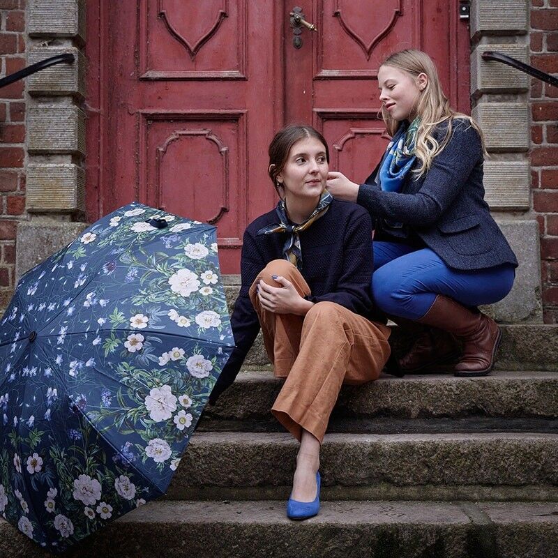 Umbrella - Blue Flower Garden JL