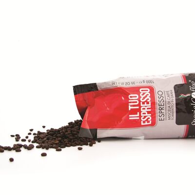 Ihr Espresso - Mischung aus gerösteten Kaffeebohnen 1000G