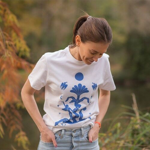 T-SHIRT MADE IN FRANCE - DUALITÉ BLEUE