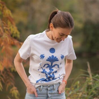 T-SHIRT MADE IN FRANCE - DUALITÉ BLEUE 1