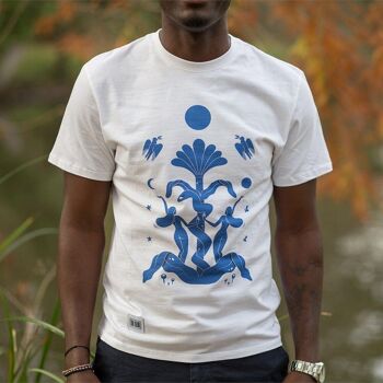 T-SHIRT MADE IN FRANCE - DUALITÉ BLEUE 2