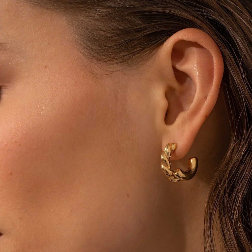 Ellyana Creolen – bi-texturiert