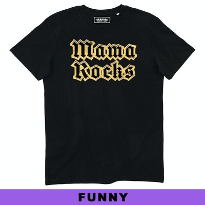 T-shirt Mama Rocks - Regalo originale per la festa della mamma