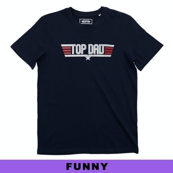 T-shirt Top Dad - Idée Fête des Pères - Film Top Gun 1