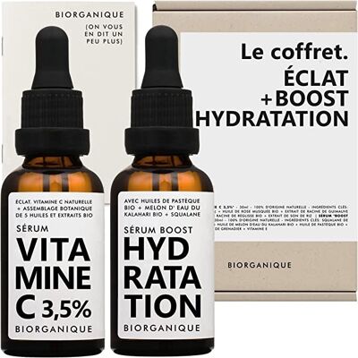 Coffret Eclat + Boost hydratation