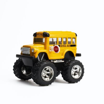 School bus monster-truck, die cast.
