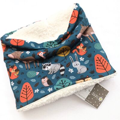 Forest Friends Snood, Baby/Kids/Adult neck Warmer