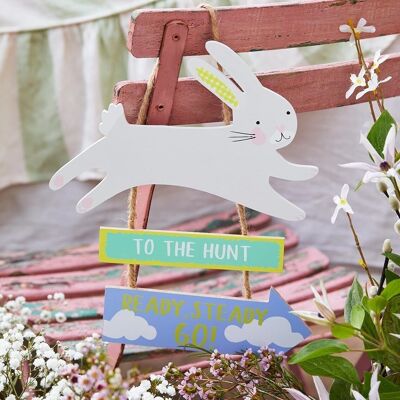 Bunny Easter Egg Hunt Decoration
