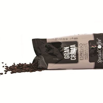 Gran Crema - mezcla de granos de café tostados 1000G