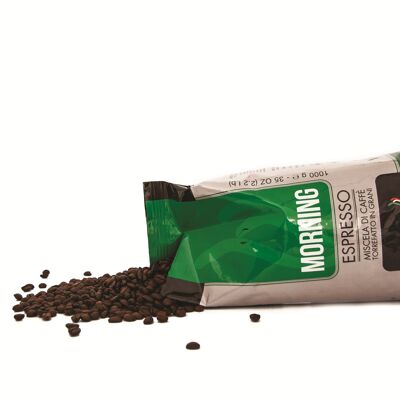 Morning - mélange de grains de café torréfiés 1000G