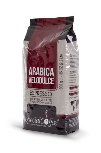 Arabica D'Or Velodulce - mélange de grains de café torréfiés 1000G 7