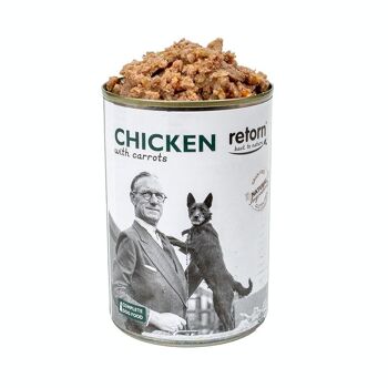 RETORN Nourriture humide pour chiens au poulet et aux carottes 3