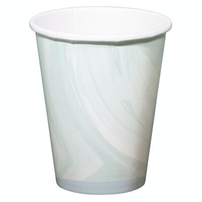 Cups Marble Blue 250ml - 6 pcs