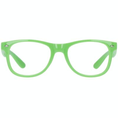 Lunettes Blues Brothers vert fluo