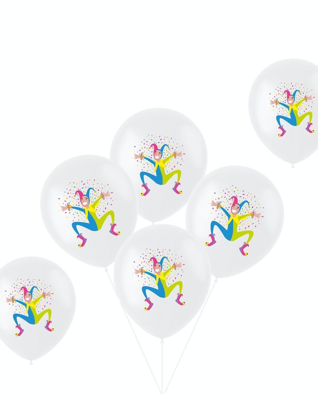 Palloncini Arlecchino 33cm - 6 pezzi