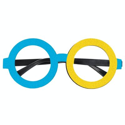 Glasses Colorblock Blue/Yellow