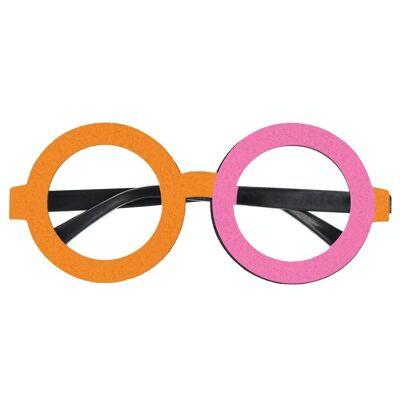Gafas Colorblock Naranja/Rosa