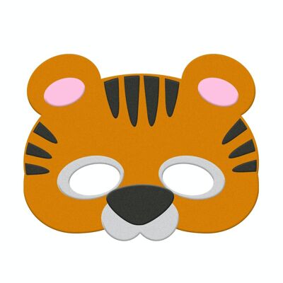 Maske Filz Tiger