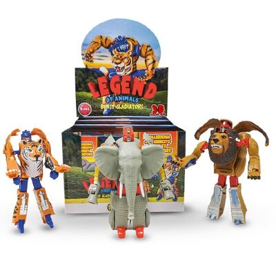 Legend of Animals Beast Gladiators: 3 Piece Display