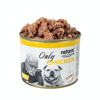 RETORN Nourriture humide pour chiens au poulet 1