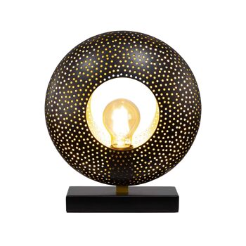 Lampe à poser en métal perforé Atoka 1