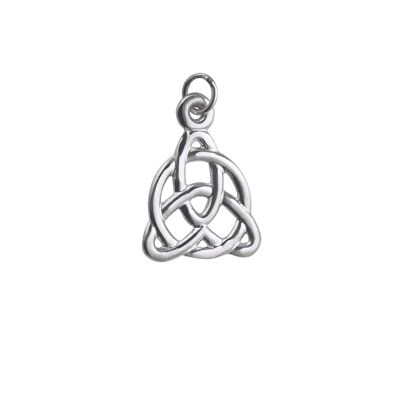 Silver 19x18mm Celtic Trinity knot design Pendant  (SKU P328S)