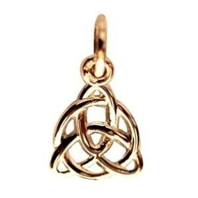 9ct 19x18mm Celtic Trinity knot design Pendant  (SKU P329N)