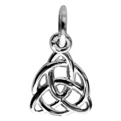 Silver 19x18mm Celtic Trinity knot design Pendant  (SKU P329S)