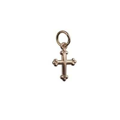 9ct 12x9mm cross symbol of faith Pendant or Charm (SKU P5097N)