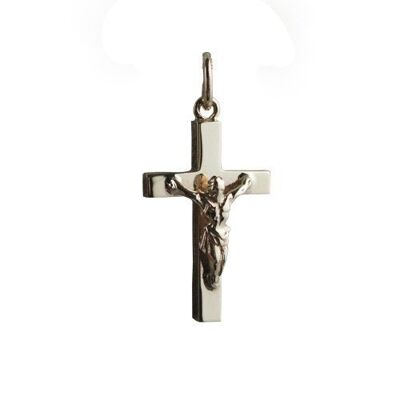 9ct 20x13mm Solid Block Crucifix Cross (SKU X369N48)