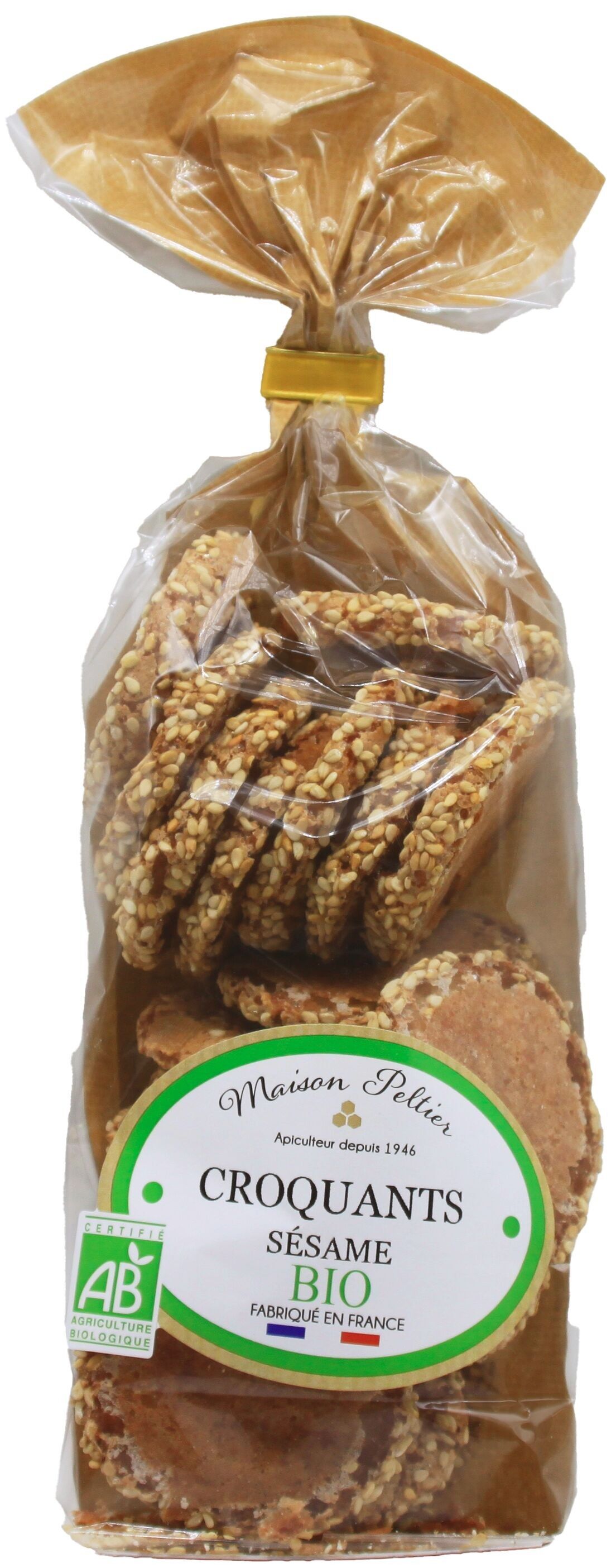 Maison Peltier ORGANIC sesame crunchies 125g