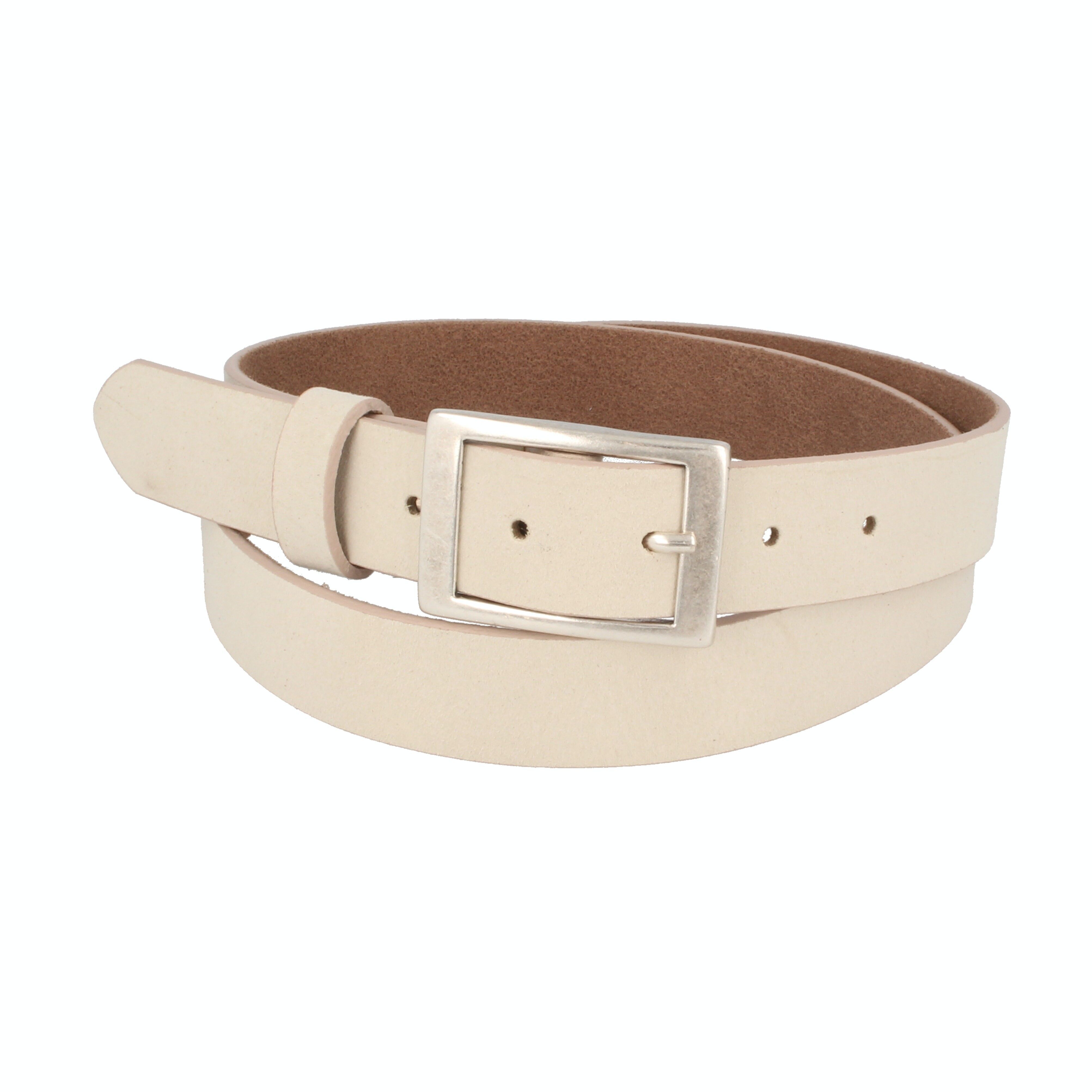 Cintura Donna Pelle Apollo Base Crema Beige
