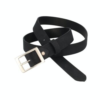 Ceinture Femme Cuir Apollo Basic Noir 2