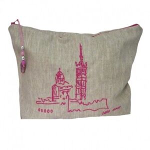 Trousse de Toilette Notre Dame de la Garde Rose