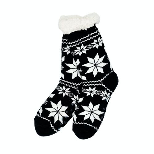 Christmas cosy socks "Black"