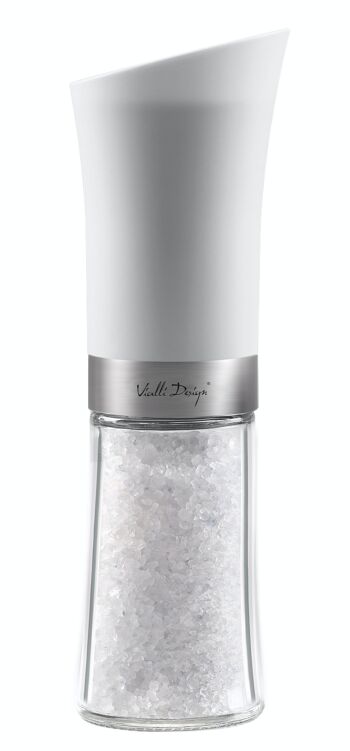 Moulin à sel & poivre électrique et gravitationnel blanc LIVIO 8852 3