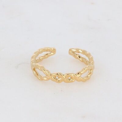 Ollane ring - twisted knot