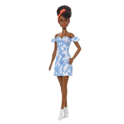 Barbie – Poupée Barbie Fashionistas 185, Cheveux Noirs