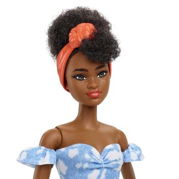 Barbie – Poupée Barbie Fashionistas 185, Cheveux Noirs 3