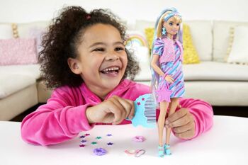 Barbie – Poupée Barbie Ultra Chevelure avec 15 accessoires 2