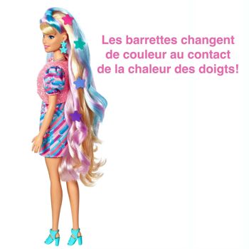 Barbie – Poupée Barbie Ultra Chevelure avec 15 accessoires 5