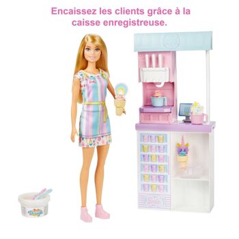 Barbie – Coffret Marchande de Glaces 5