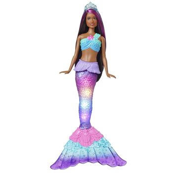 Barbie – Poupée Barbie Dreamtopia Sirène Lumières Scintillantes 1